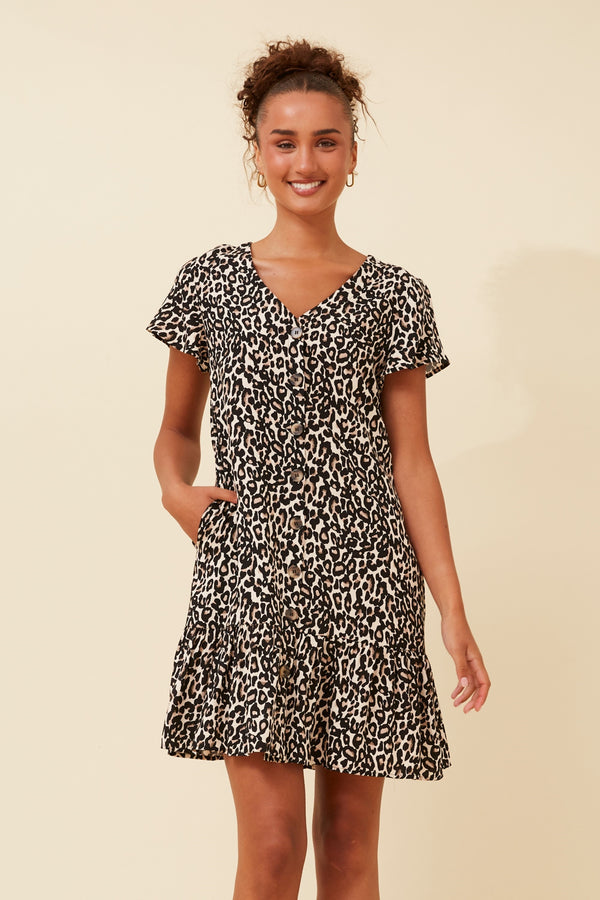 Caroline Morgan Printed Dress