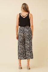 Caroline Morgan Abstract Print Culottes