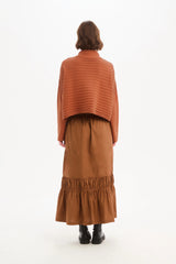 Tirelli Cowl Neck Button Knit