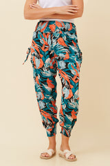 Caroline Morgan Tropicla Harem Pant