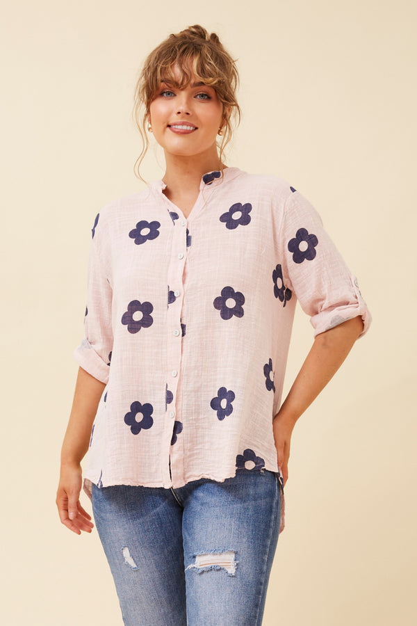 Bottega Floral Print Shirt