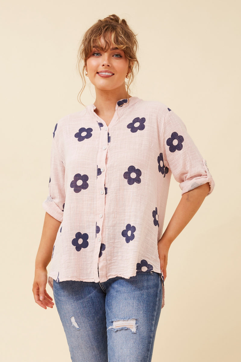 Bottega Floral Print Shirt