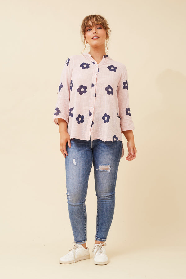 Bottega Floral Print Shirt
