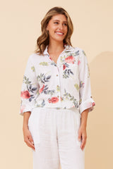 Bottega Morgan Floral Print Shirt