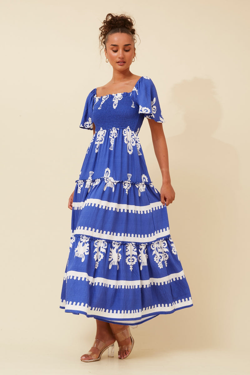 Caroline Morgan BoHo Maxi Dress