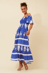 Caroline Morgan BoHo Maxi Dress