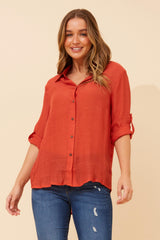 Caroline Morgan 3/4 Sleeve Shirt