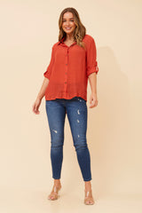 Caroline Morgan 3/4 Sleeve Shirt