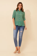 Caroline Morgan 3/4 Sleeve Shirt