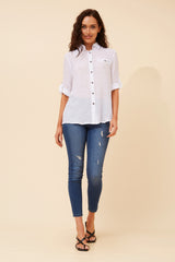 Caroline Morgan 3/4 Sleeve Shirt