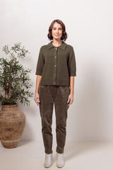 See Saw Australian Wool Blend Half Sleeve Cardigan