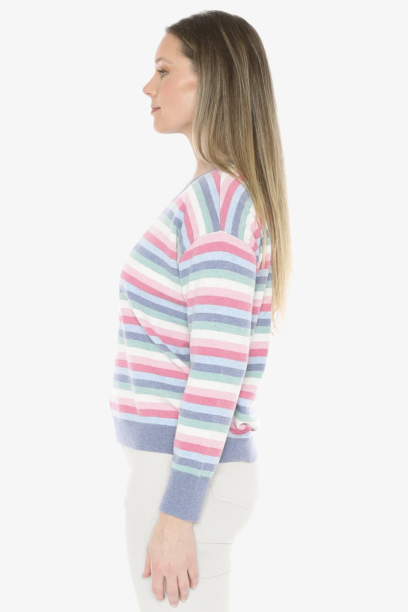 Jump Pastel Stripe Pullover