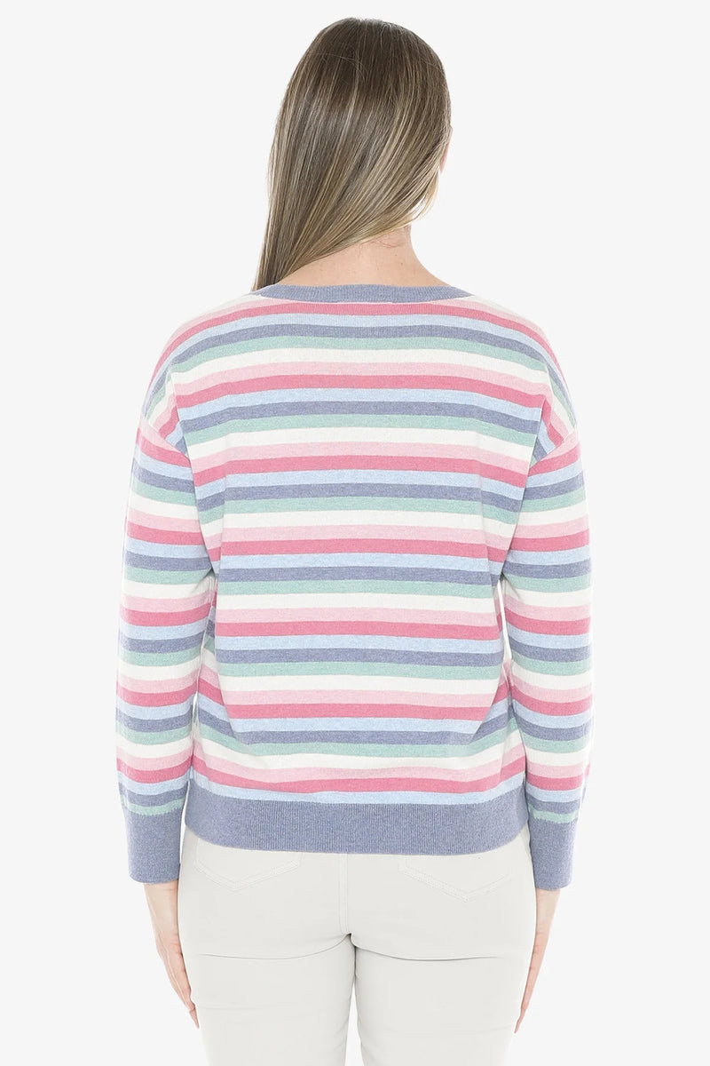 Jump Pastel Stripe Pullover