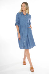 Jump 2 Pocket Linen Dress