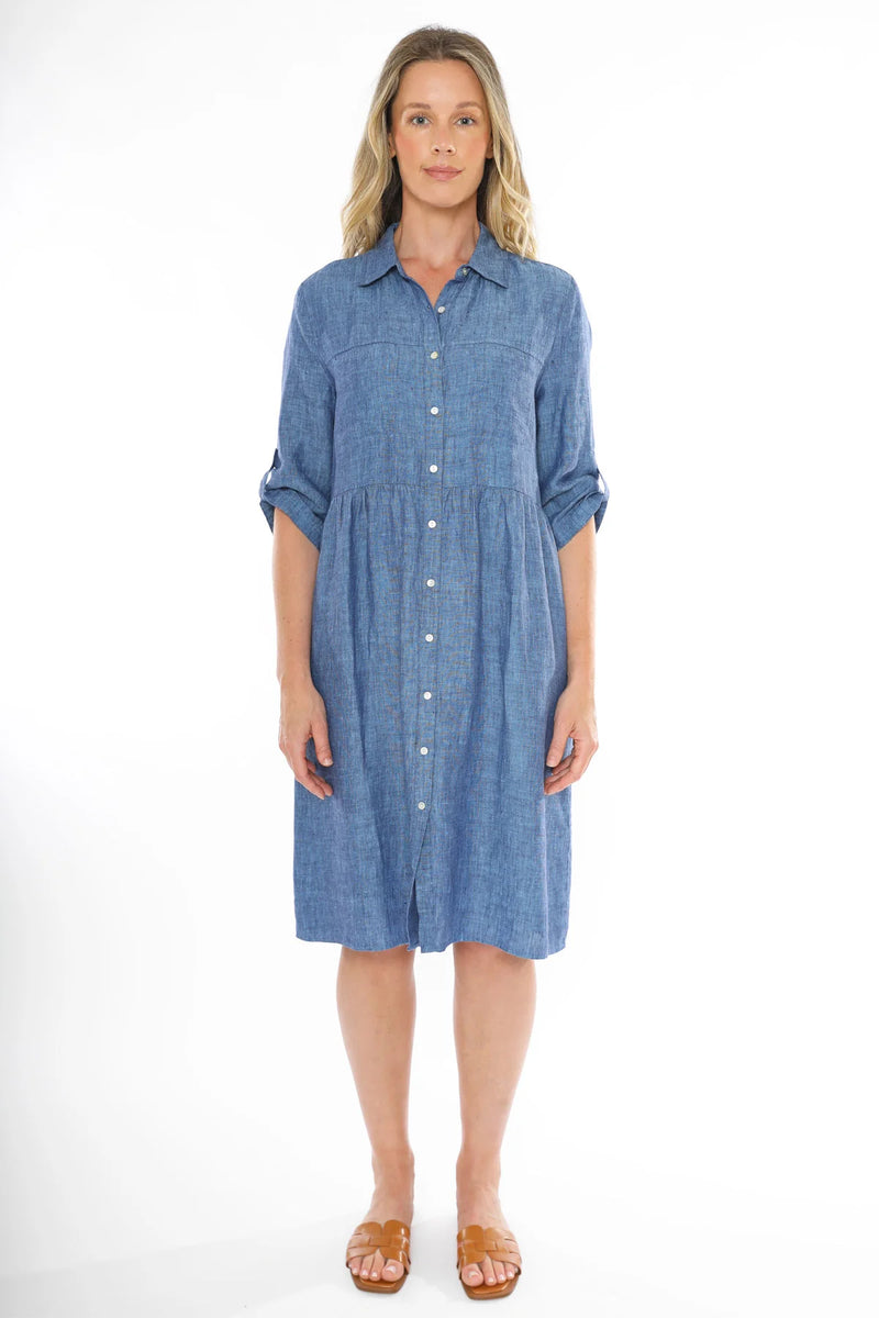 Jump 2 Pocket Linen Dress