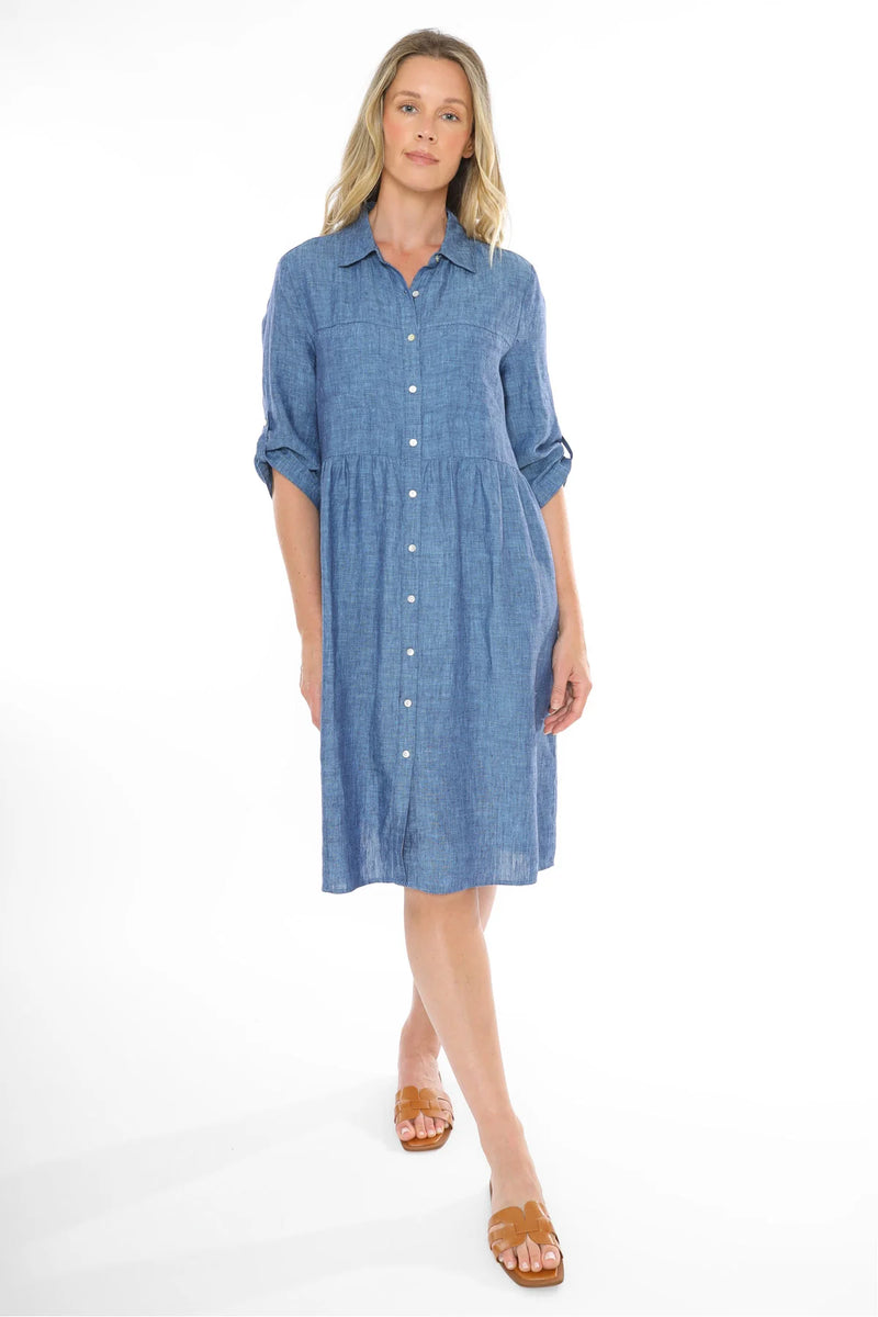 Jump 2 Pocket Linen Dress