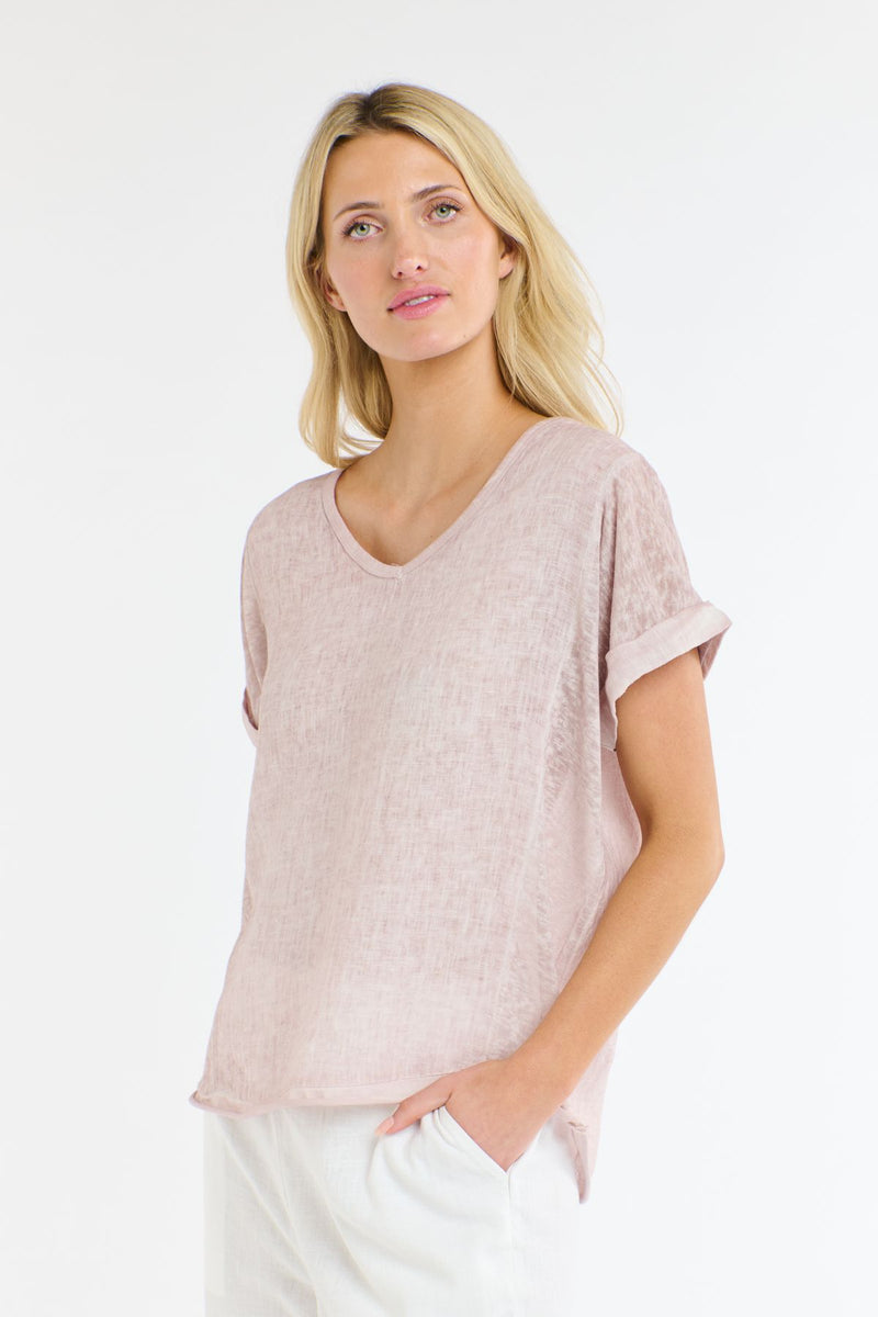 Love From Italy Short Sleeve Calypso Top