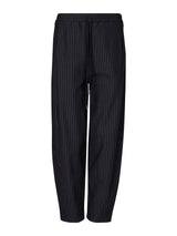 Marco Polo Pinstripe Ponte Barrel Leg Pant