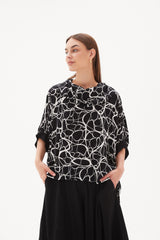 Tirelli Cowl Neck Top