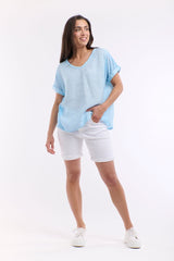 Love From Italy Short Sleeve Calypso Top