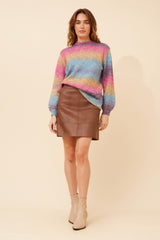 Caroline Morgan Space Dyed Knit Jumper