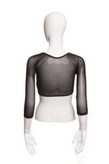 003 Sleevees 3/4 Sleeve Mesh Cover Up