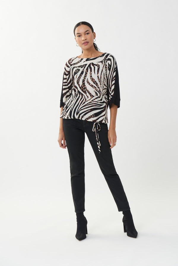 Joseph Ribkoff Animal Print Top