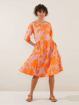 Yarra Trail Silhouette Print Dress