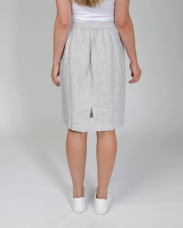 Jump Core Stripe Linen Skirt