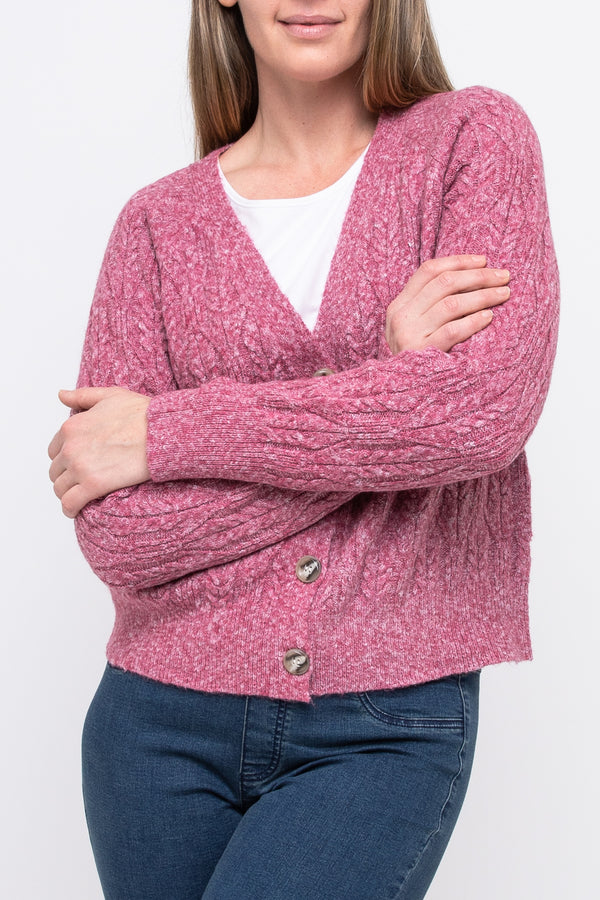 Jump Pattern Cable Cardigan