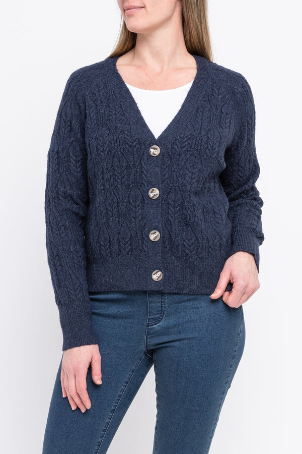 Jump Pattern Cable Cardigan