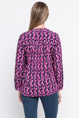 Jump Herringbone Geo Top