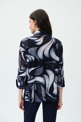 Joseph Ribkoff Swirl Print Jacket