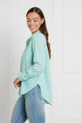 Caroline Morgan Stripe Shirt