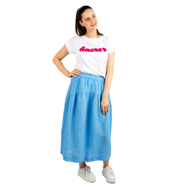 Urban Luxury Linen Skirt