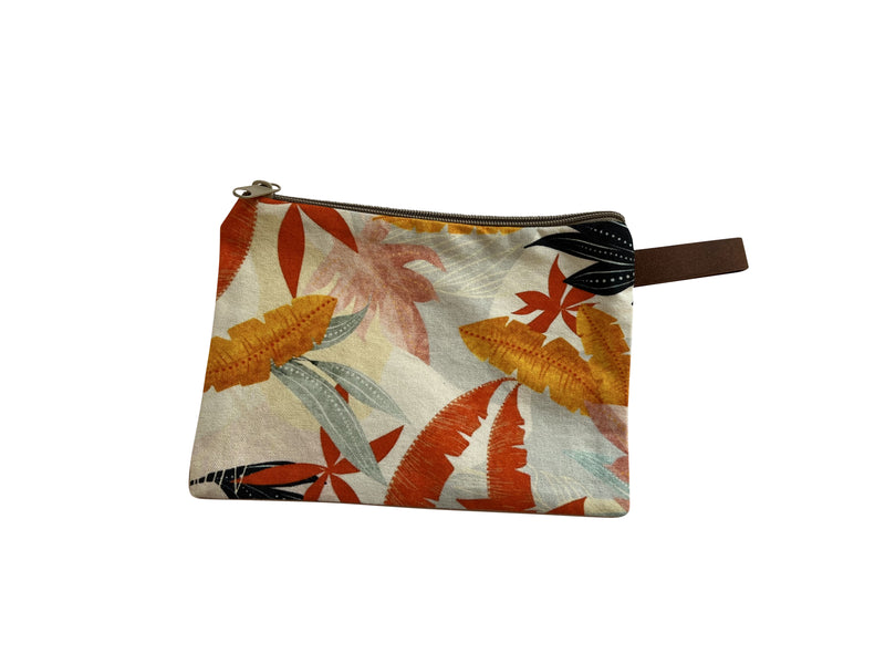 Zoda Canvas Pouch with Leather Strap