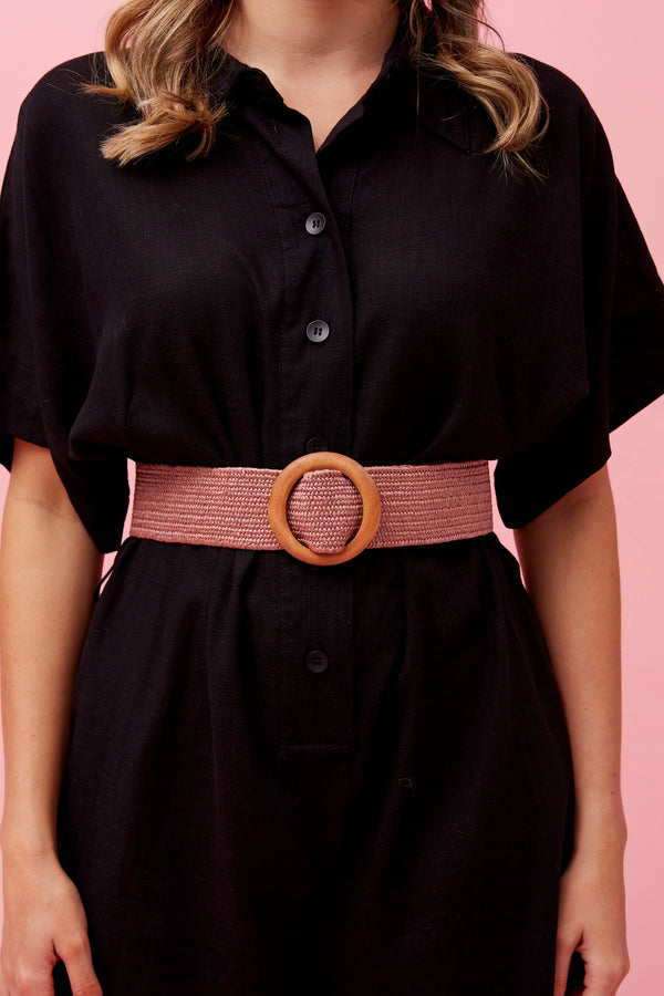 Caroline Morgan Boho Braided Waist Belt