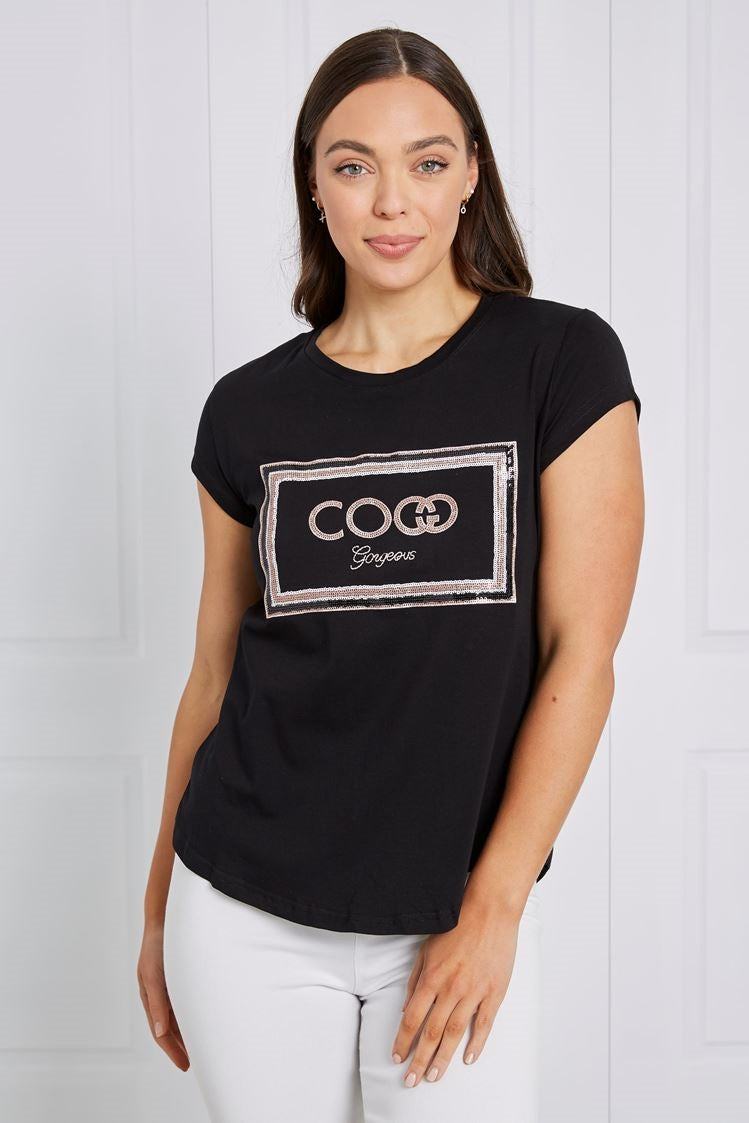 Caroline Morgan CoCo Beaded Top
