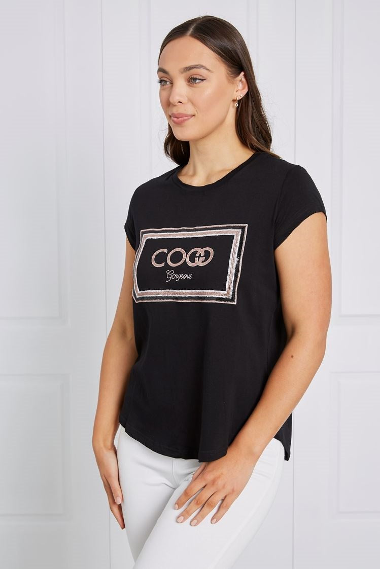 Caroline Morgan CoCo Beaded Top