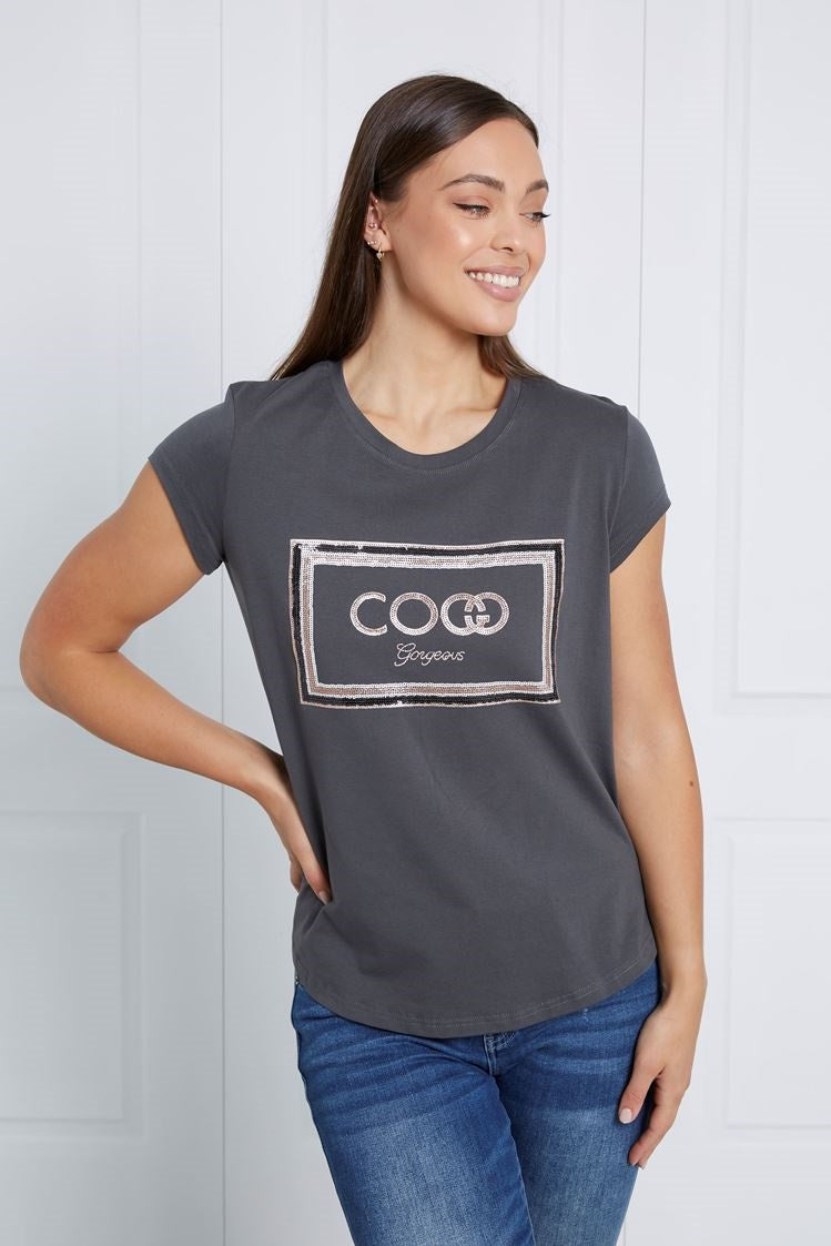 Caroline Morgan CoCo Beaded Top