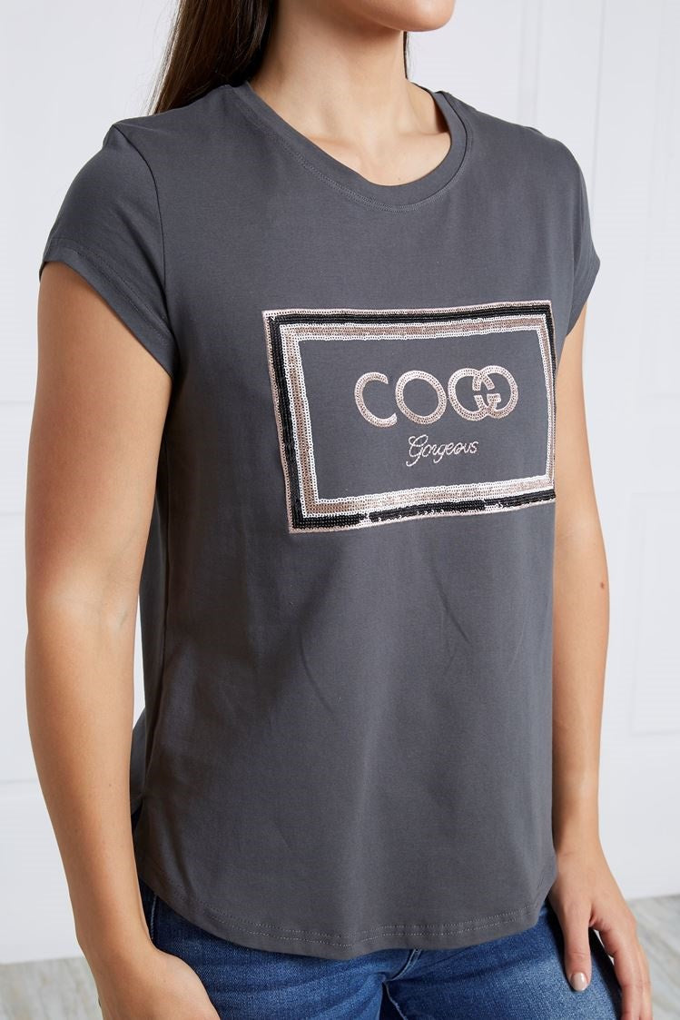 Caroline Morgan CoCo Beaded Top