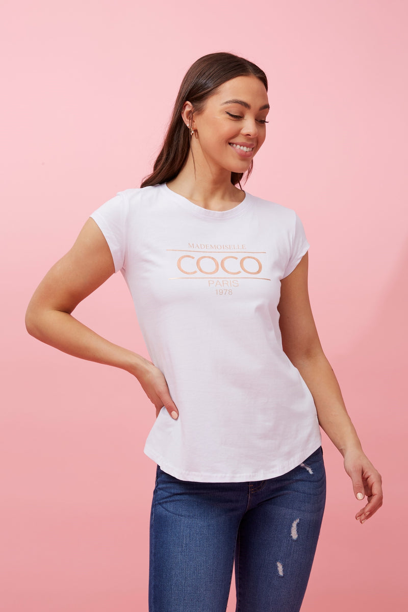 Caroline Morgan Coco Graphic Tee