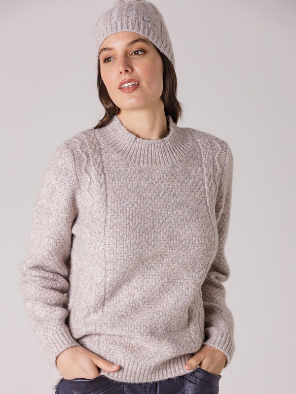 Yarra Trail Double Cable Knit Jumper
