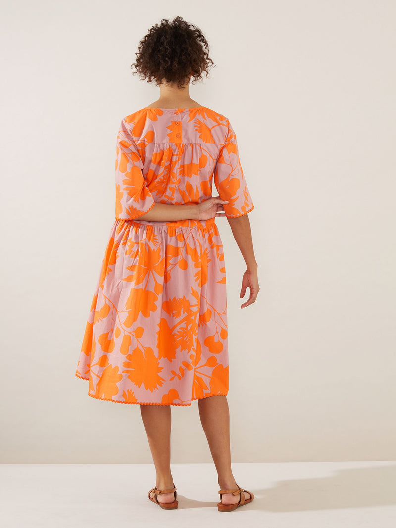 Yarra Trail Silhouette Print Dress