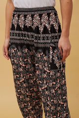 Caroline Morgan Paisley Boho Harem Pant